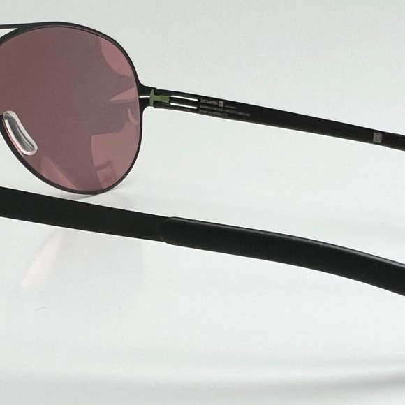 Ic! Berlin Raf S. Sunglasses Sun Glasses Aviator Unisex Frame NEW Black Copper - Picture 5 of 8